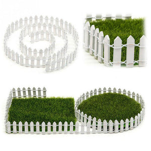 Miniature Small Wood Fence DIY Dollhouse Fairy Garden