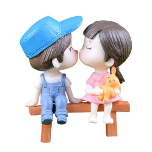 Sweety Lovers Couple On Chair