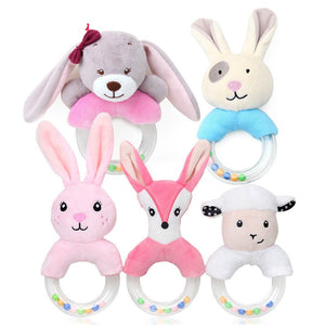 Cute Baby Rattle Toys Rabbit Plush Baby Cartoon