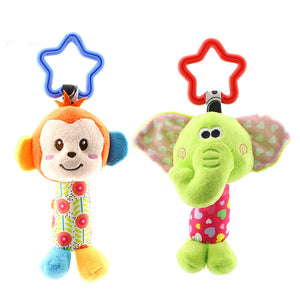 Hanging Plush Baby Toy Rattle Lovely Cartoon Animal Bell