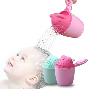 Cartoon Baby Bath Caps Toddle Shampoo Cup Children